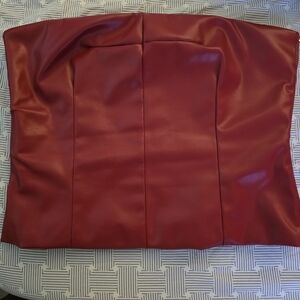 Fashion Nova Bold Red Leather Bag